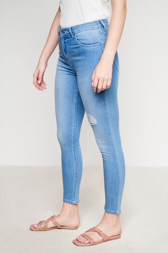 Light Blue Skinny Jeans, Blue, image 2